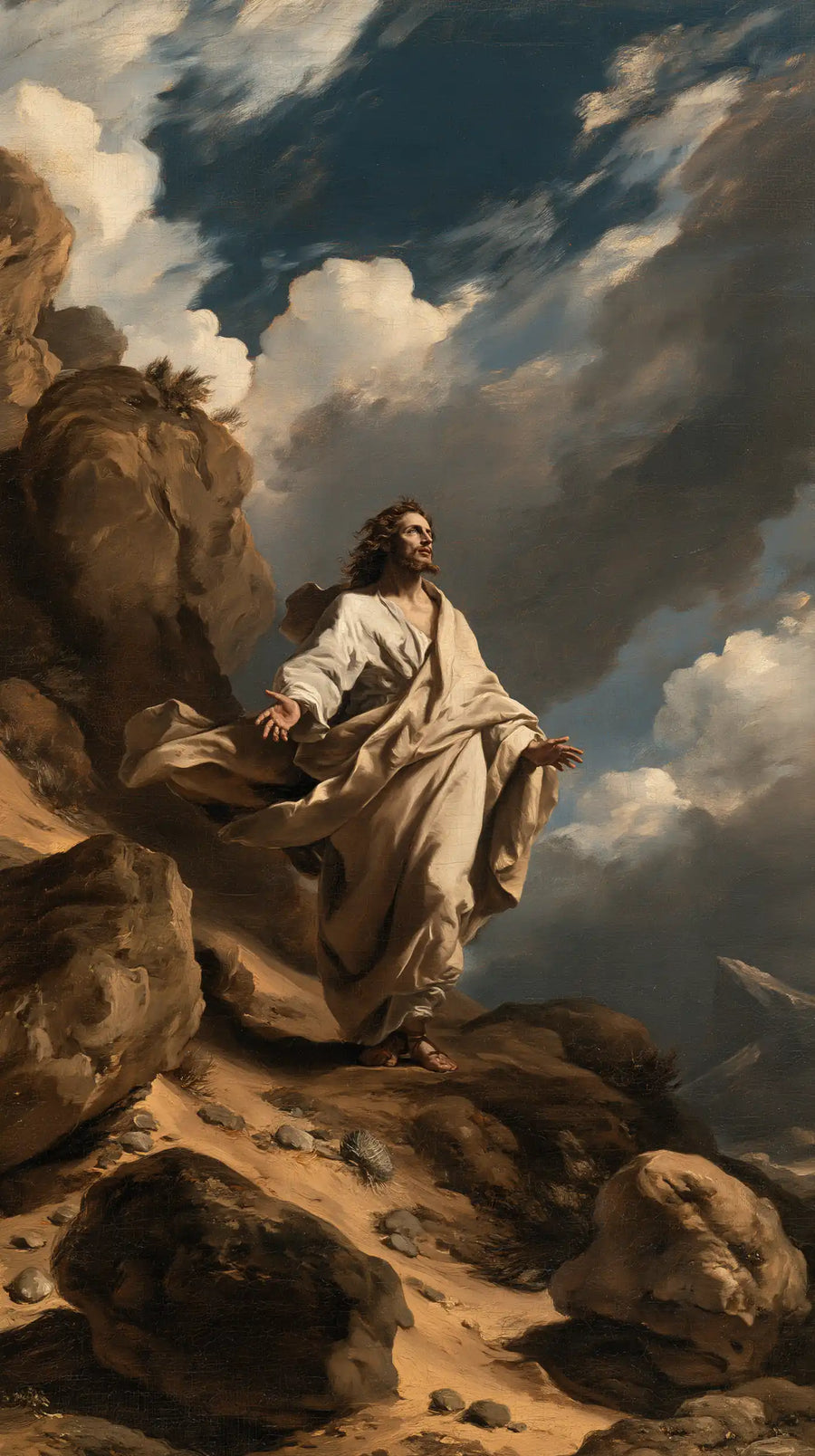 Jesus in the Desert - Theatrical Baroque · Portrait n° 3