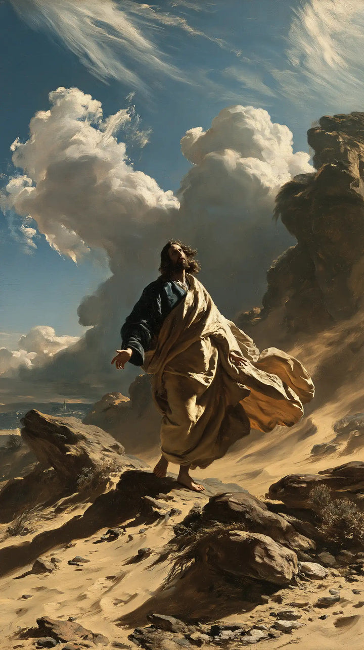 Jesus in the Desert - Theatrical Baroque · Portrait n° 22