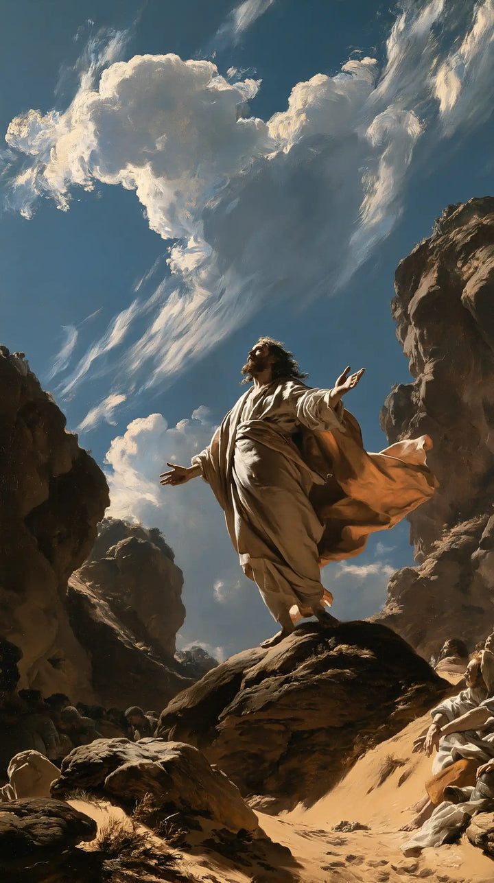 Jesus in the Desert - Theatrical Baroque · Portrait n° 27