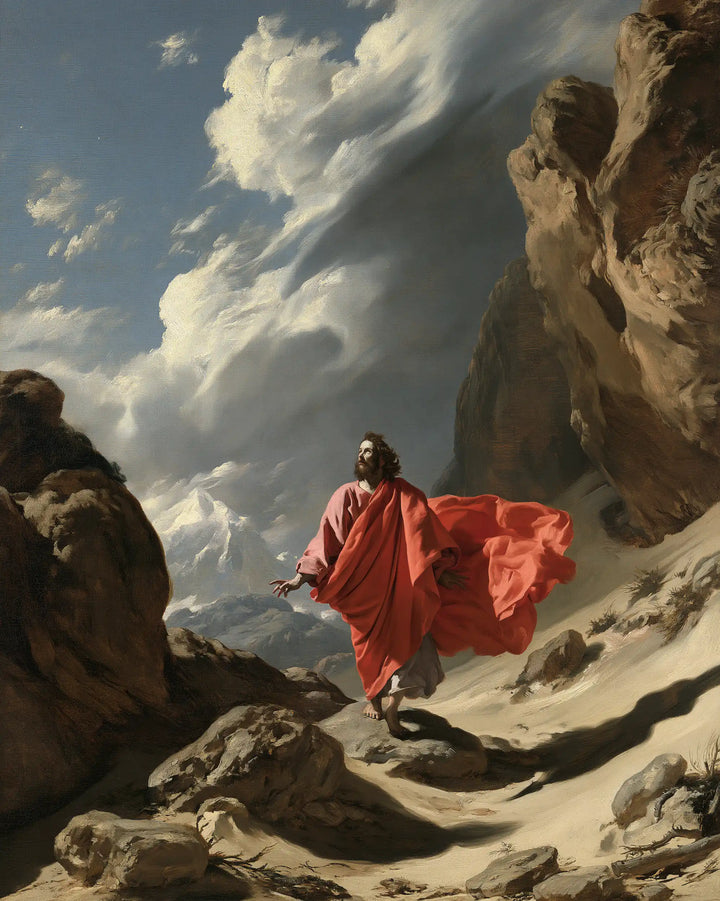 Jesus in the Desert - Theatrical Baroque · Portrait n° 40