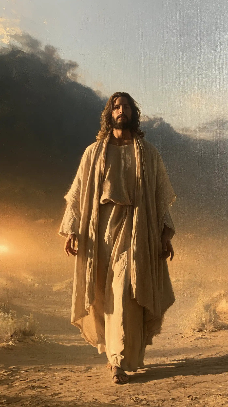 Jesus in the Desert - Victory Over Temptation · Portrait n° 10