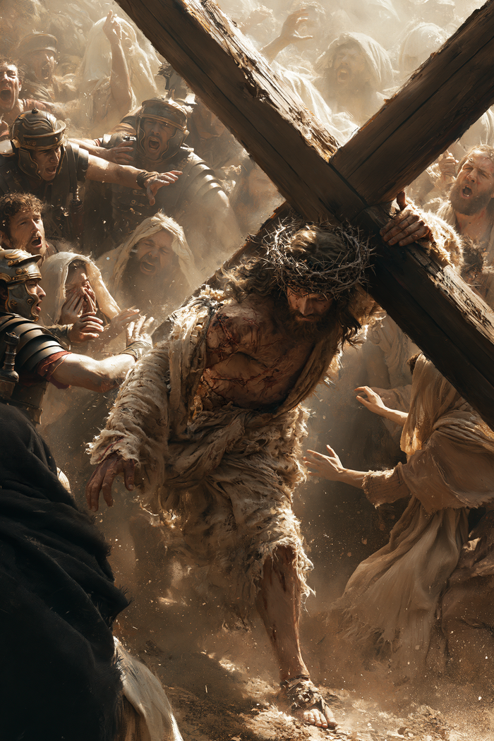 The Stations of the Cross — The Fragile Curve beneath the Beams
