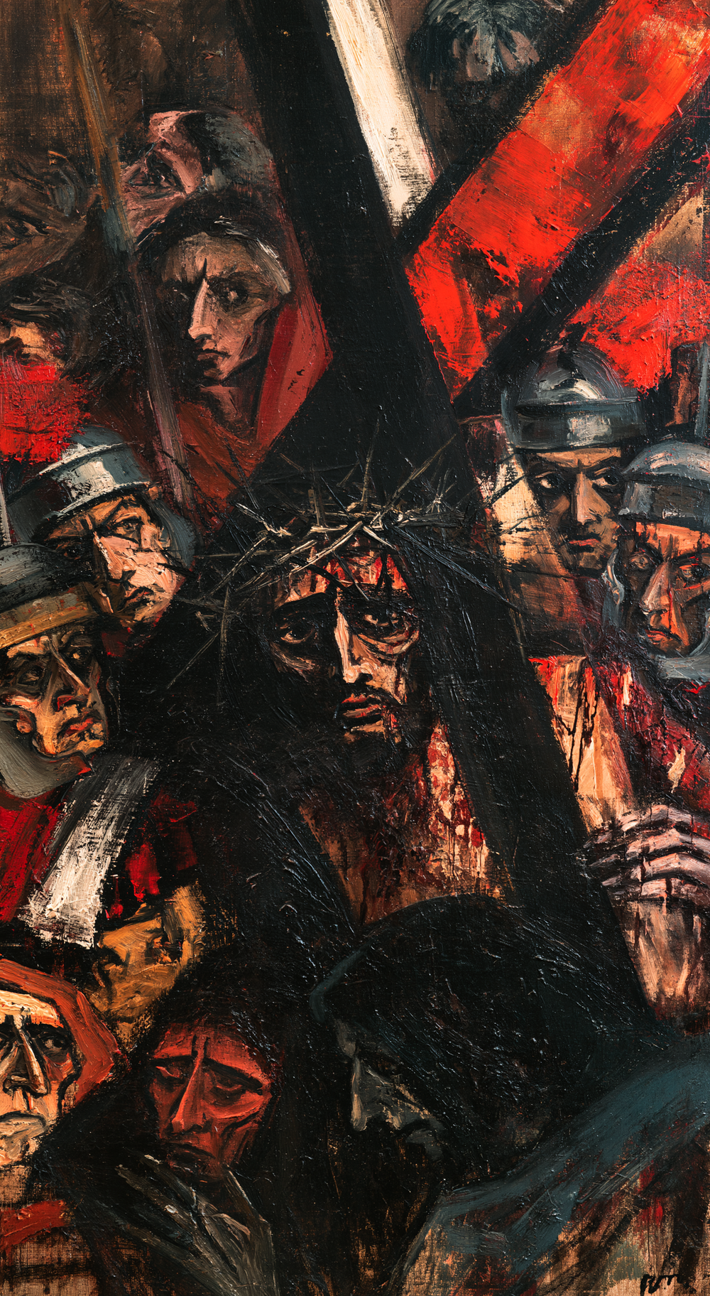 Die Kreuzwegstationen - Expressionist · Porträt n° 6 - Christliche Kunst