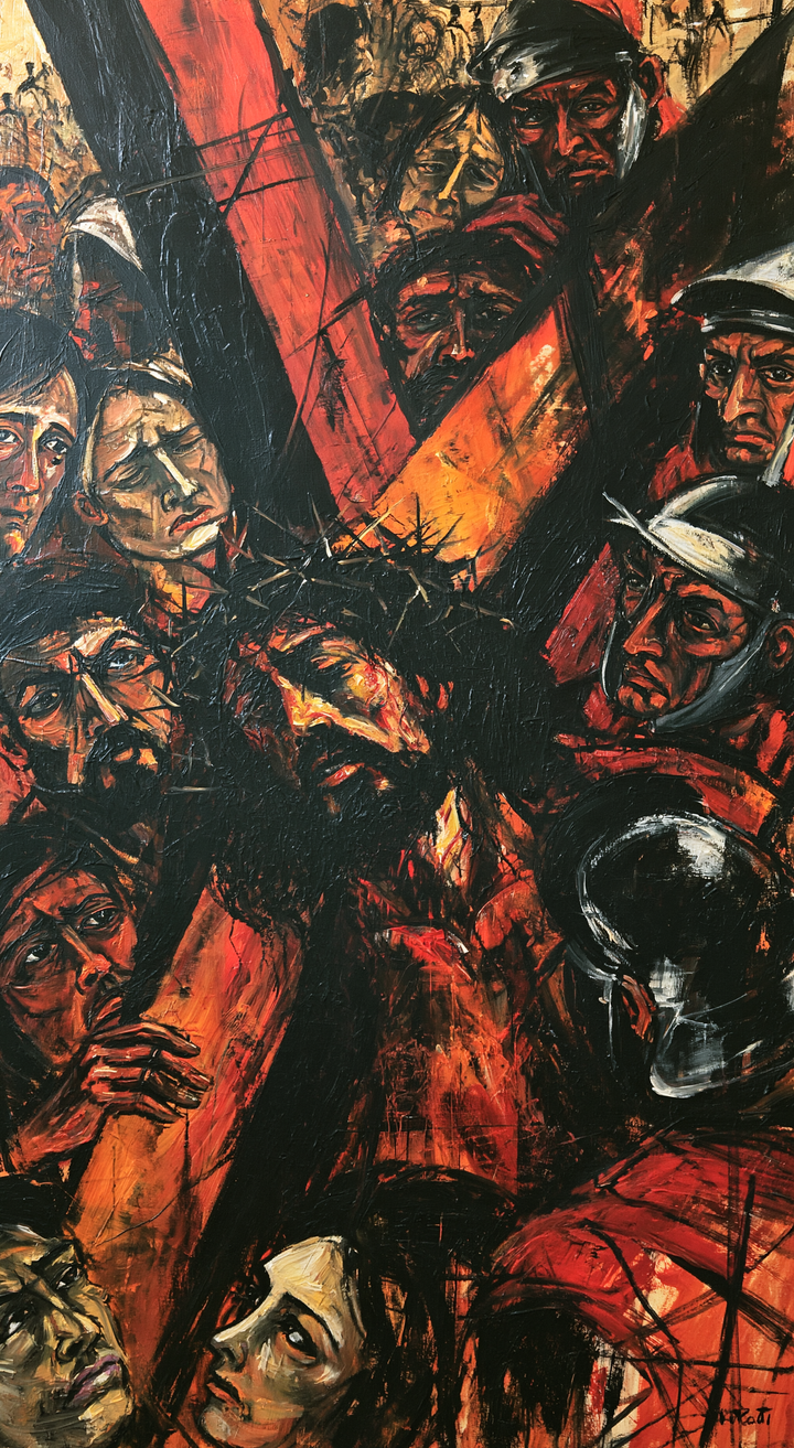 Die Kreuzwegstationen - Expressionist · Porträt n° 7