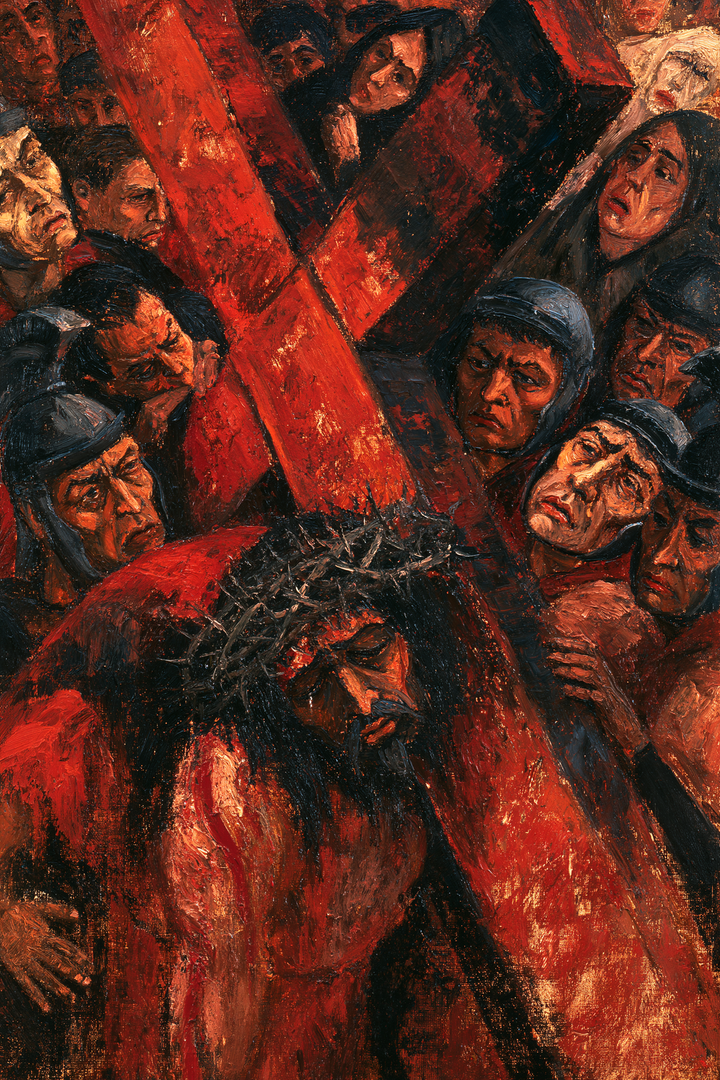 Die Kreuzwegstationen - Expressionist · Porträt n° 12