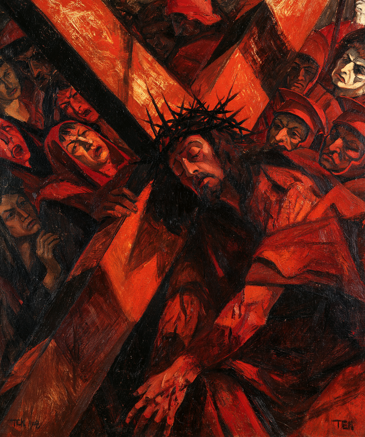 Die Kreuzwegstationen - Expressionist · Porträt n° 19