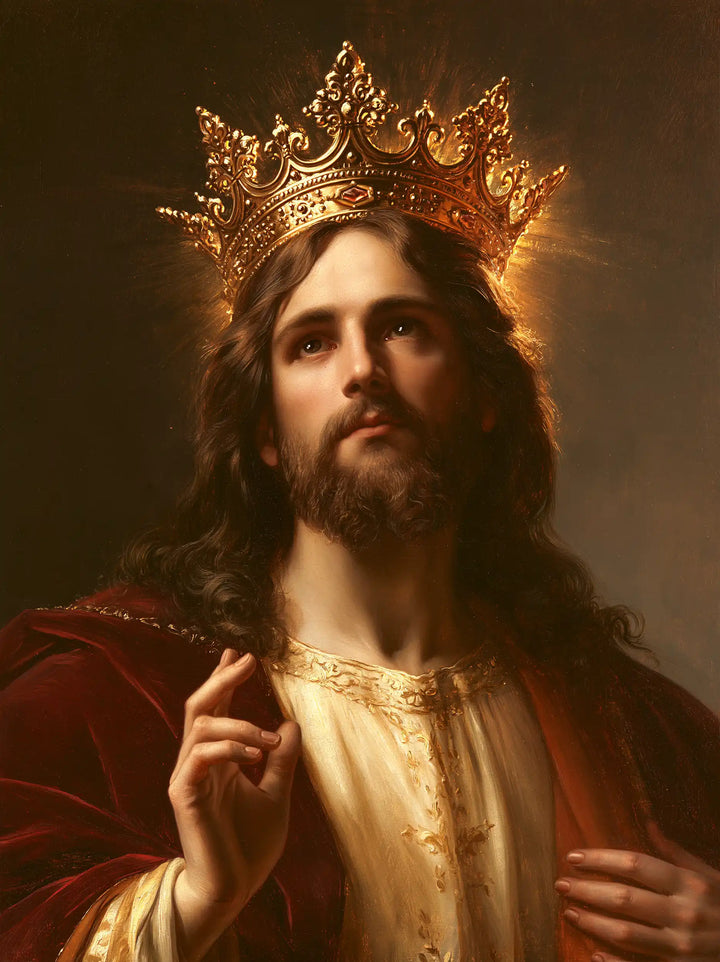 Jesus the King - Close Royal Portrait · Portrait n° 2