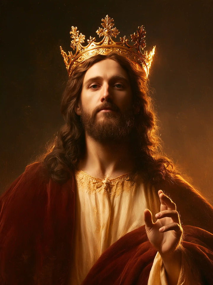 Jesus the King - Close Royal Portrait · Portrait n° 6