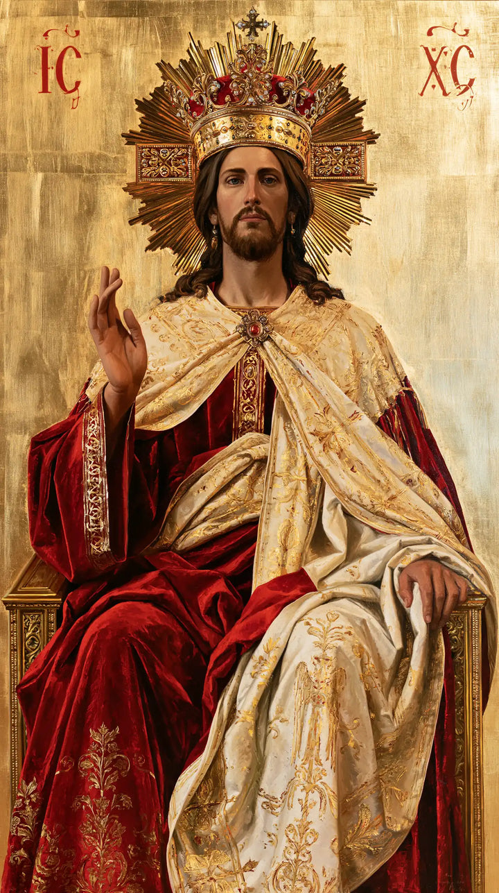 Jesus the King - Contemporary Byzantine · Portrait n° 1