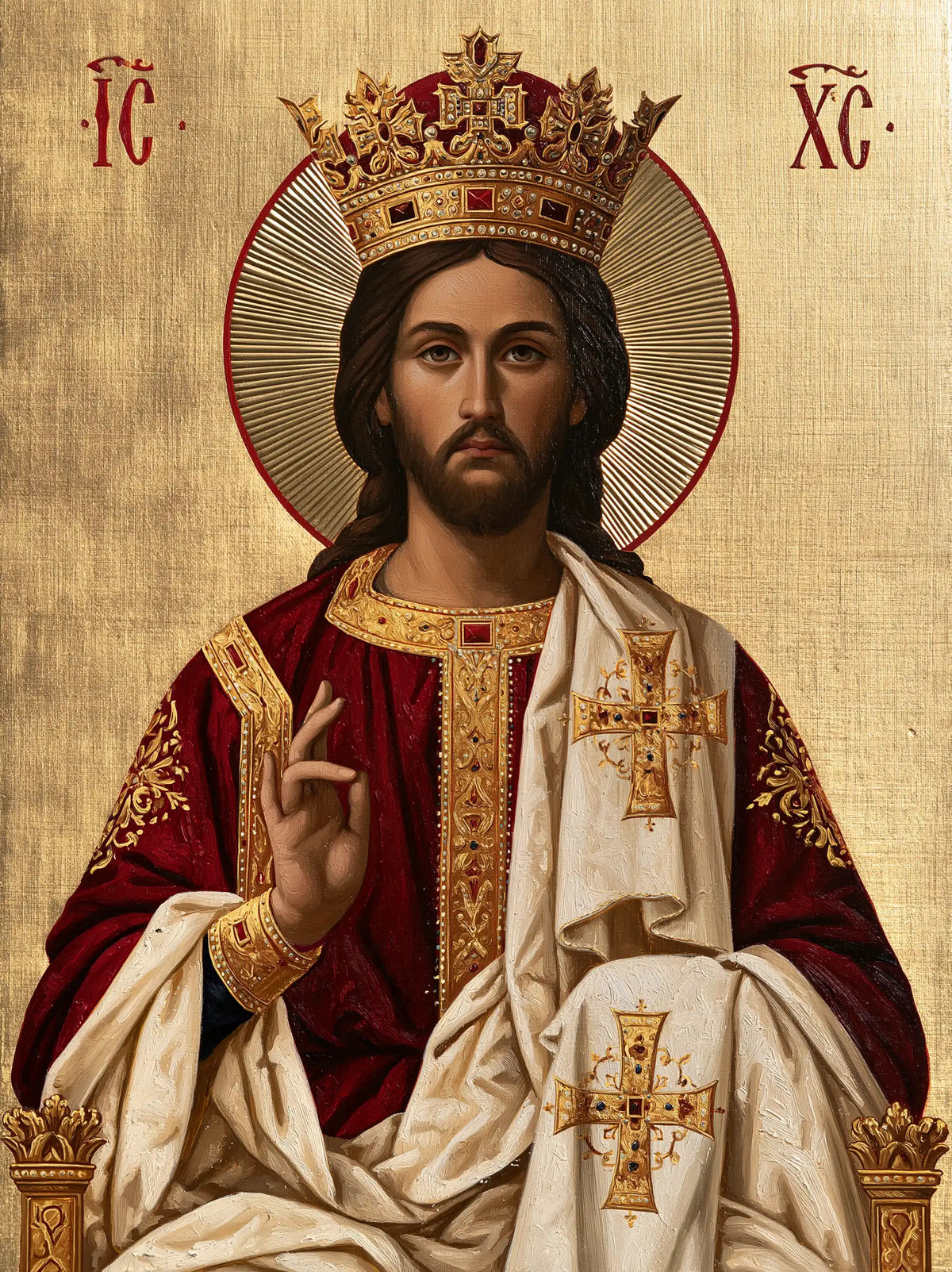 Jesus the King - Contemporary Byzantine · Portrait n° 12