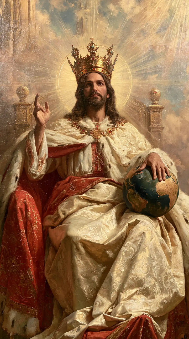 Jesus the King - The Globe of the World · Portrait n° 1