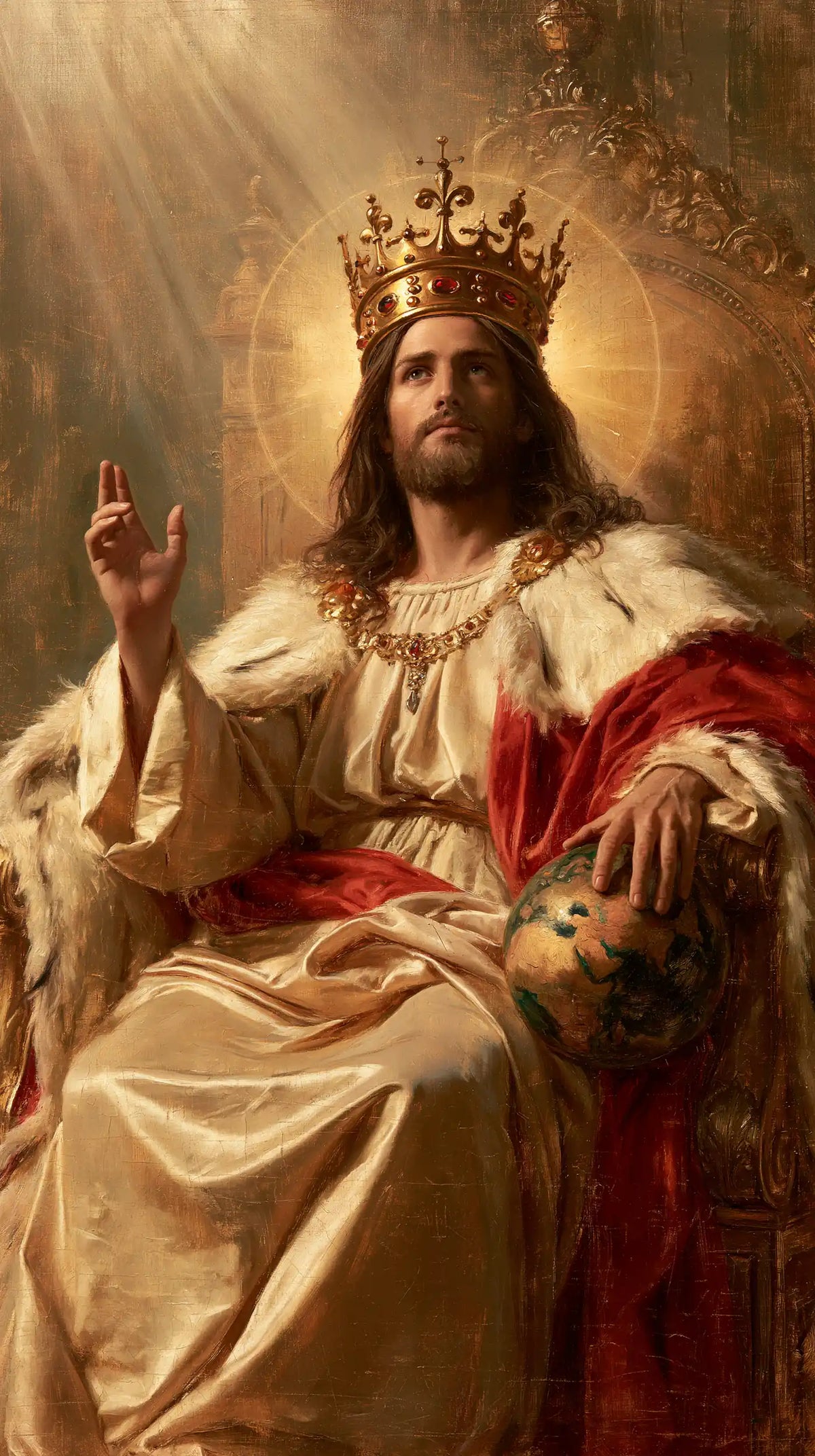 Jesus the King - The Globe of the World · Portrait n° 5