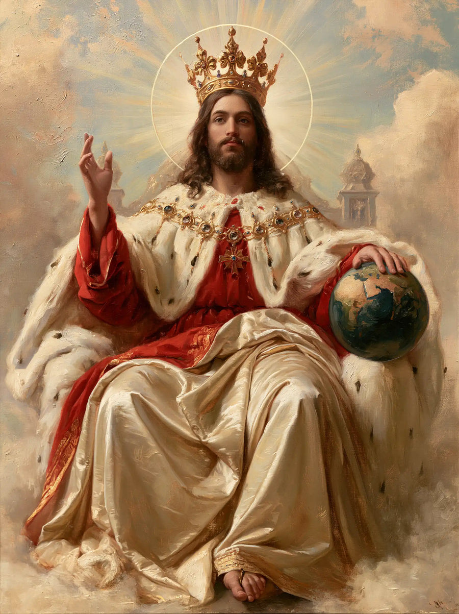 Jesus the King - The Globe of the World · Portrait n° 13