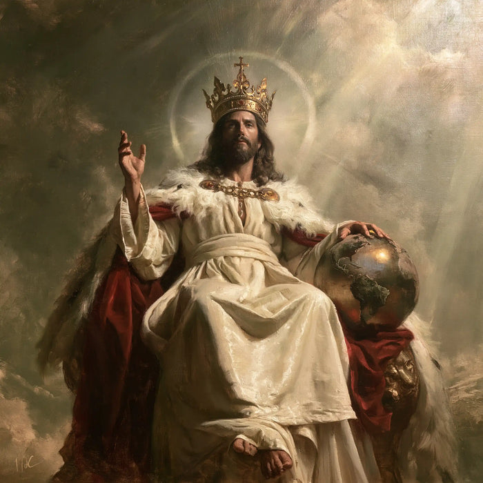 Jesus the King - The Globe of the World · Square n° 5