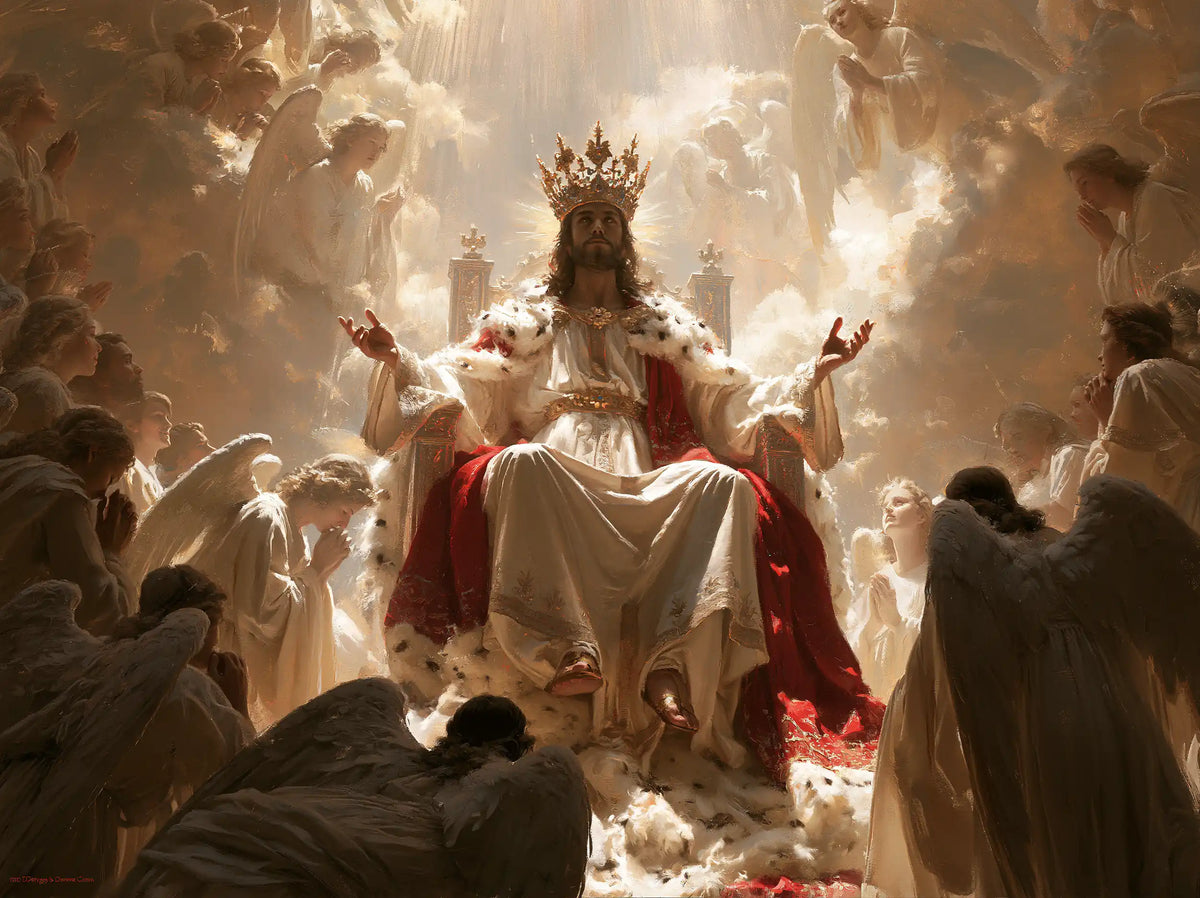 Jesus the King - Jesus the King with Angels · Landscape n° 2