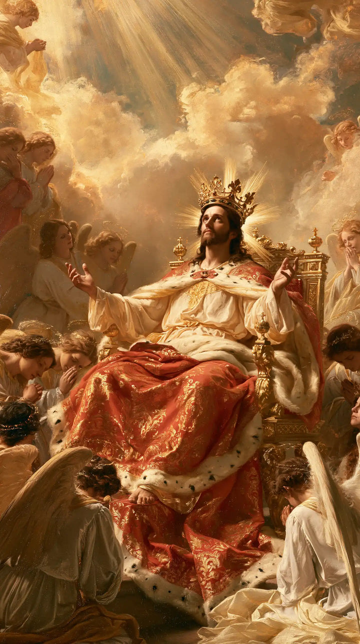 Jesus the King - Jesus the King with Angels · Portrait n° 7
