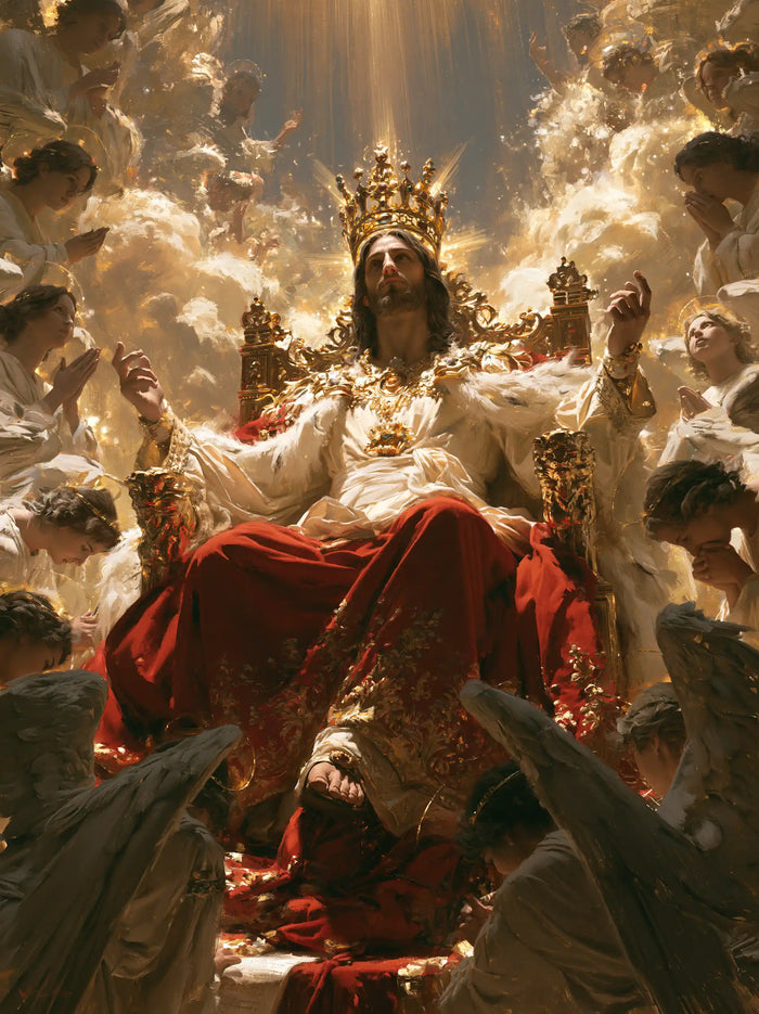 Jesus the King - Jesus the King with Angels · Portrait n° 8