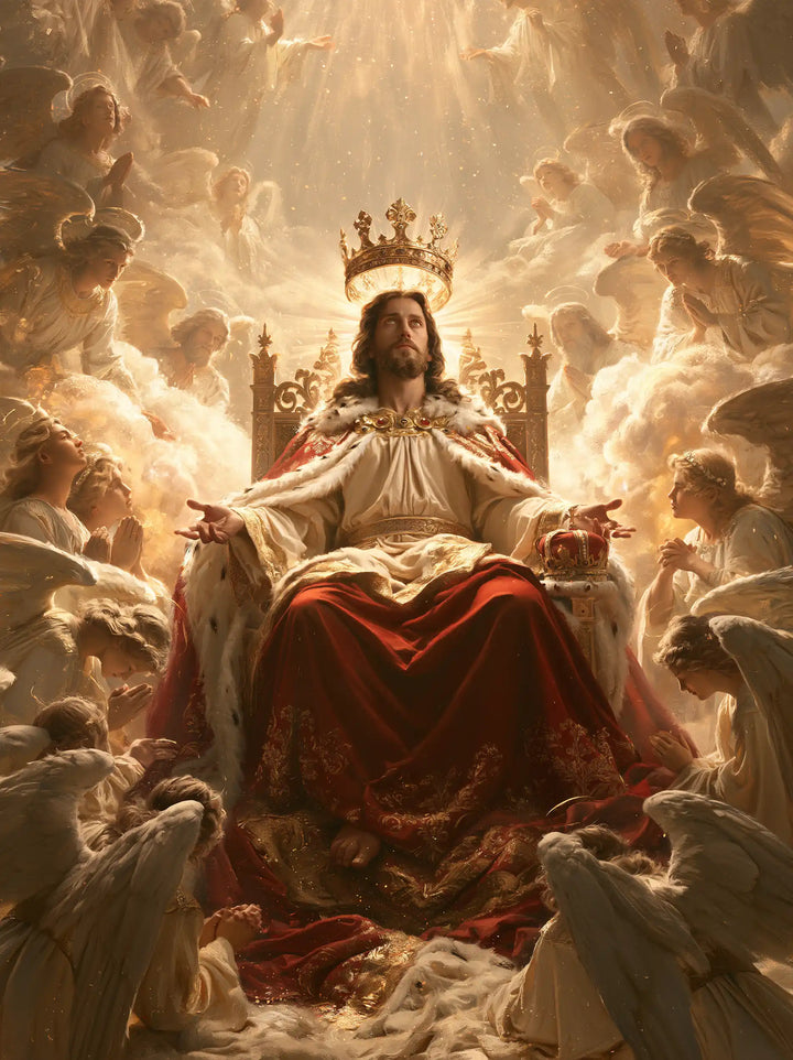 Jesus the King - Jesus the King with Angels · Portrait n° 14