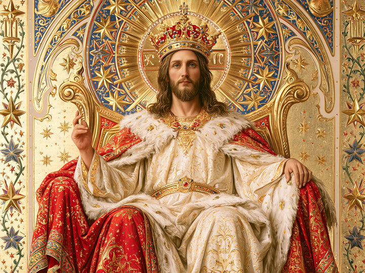 Jesus the King - Sacred Art Nouveau · Landscape n° 2