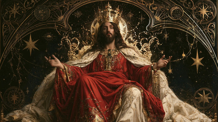 Jesus the King - Sacred Art Nouveau · Landscape n° 7