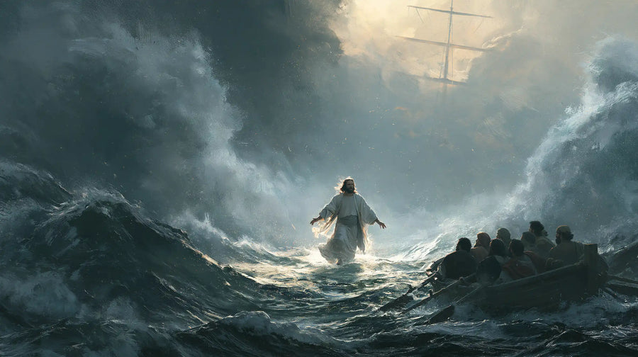 Jesus Walking on Water - Explosion of Movement · Landscape n° 13