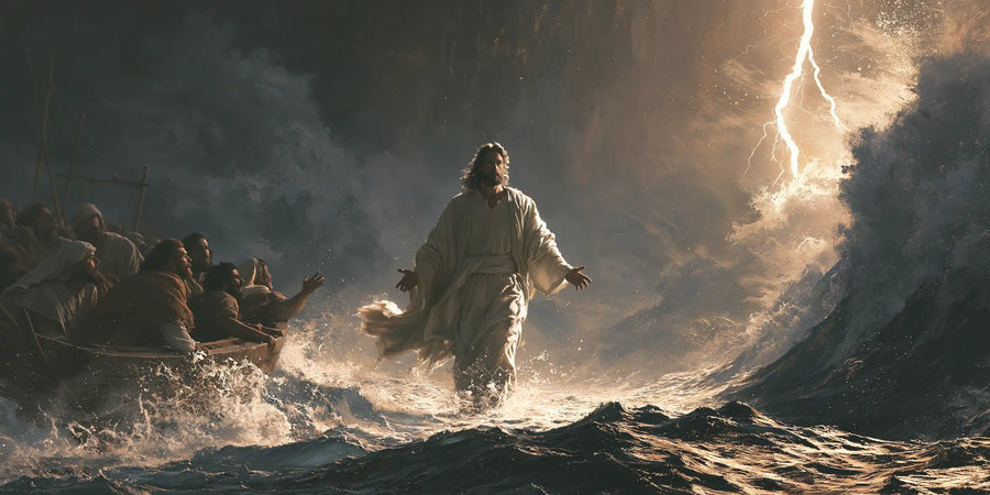 Jesus Walking on Water - Explosion of Movement · Landscape n° 18