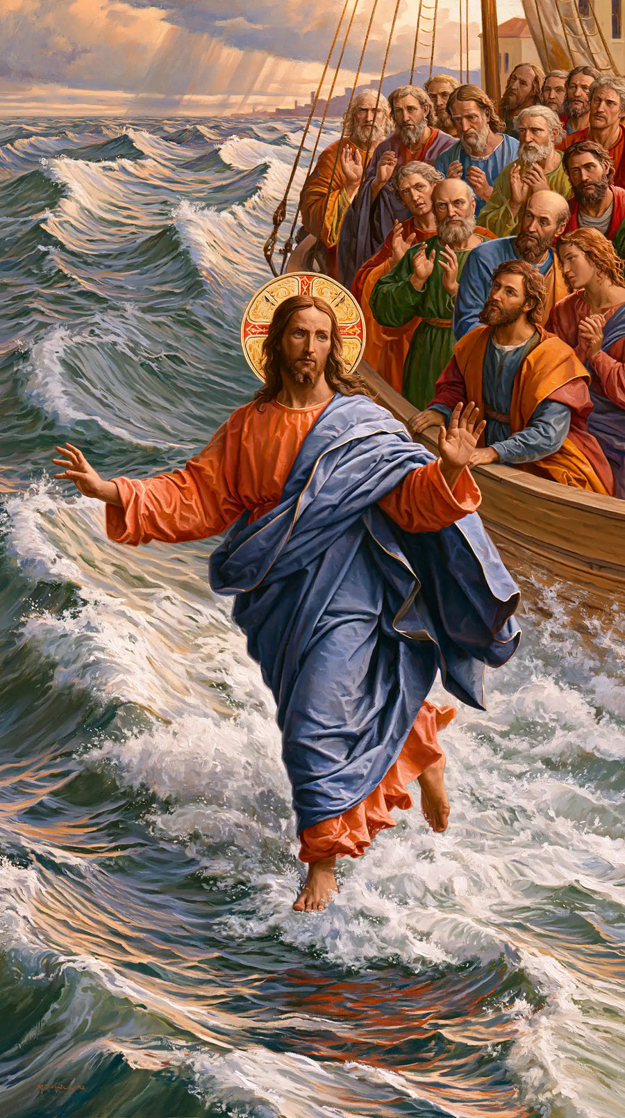 Jesus Walking on Water - Florentine Renaissance · Portrait n° 1