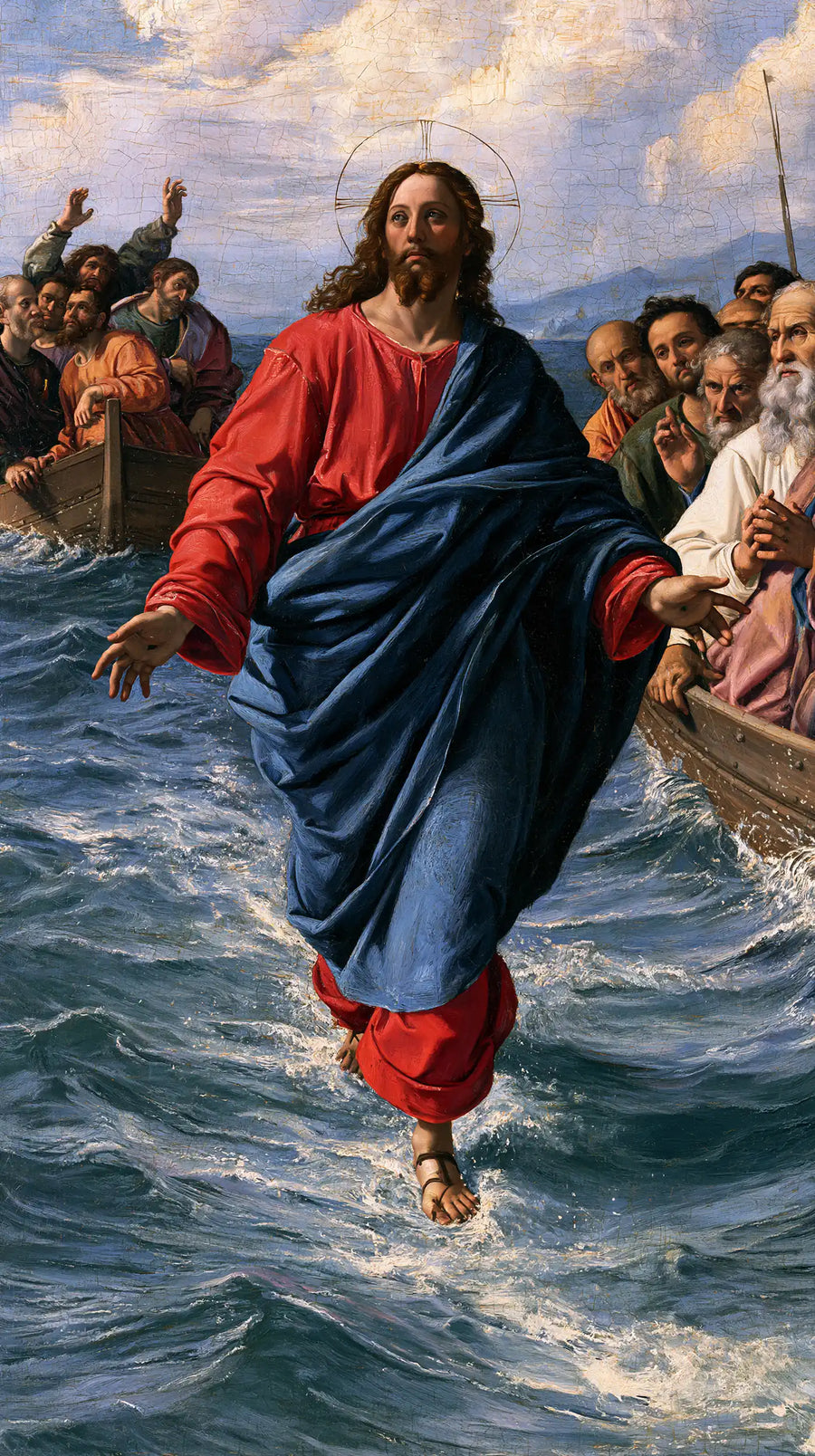 Jesus Walking on Water - Florentine Renaissance · Portrait n° 7