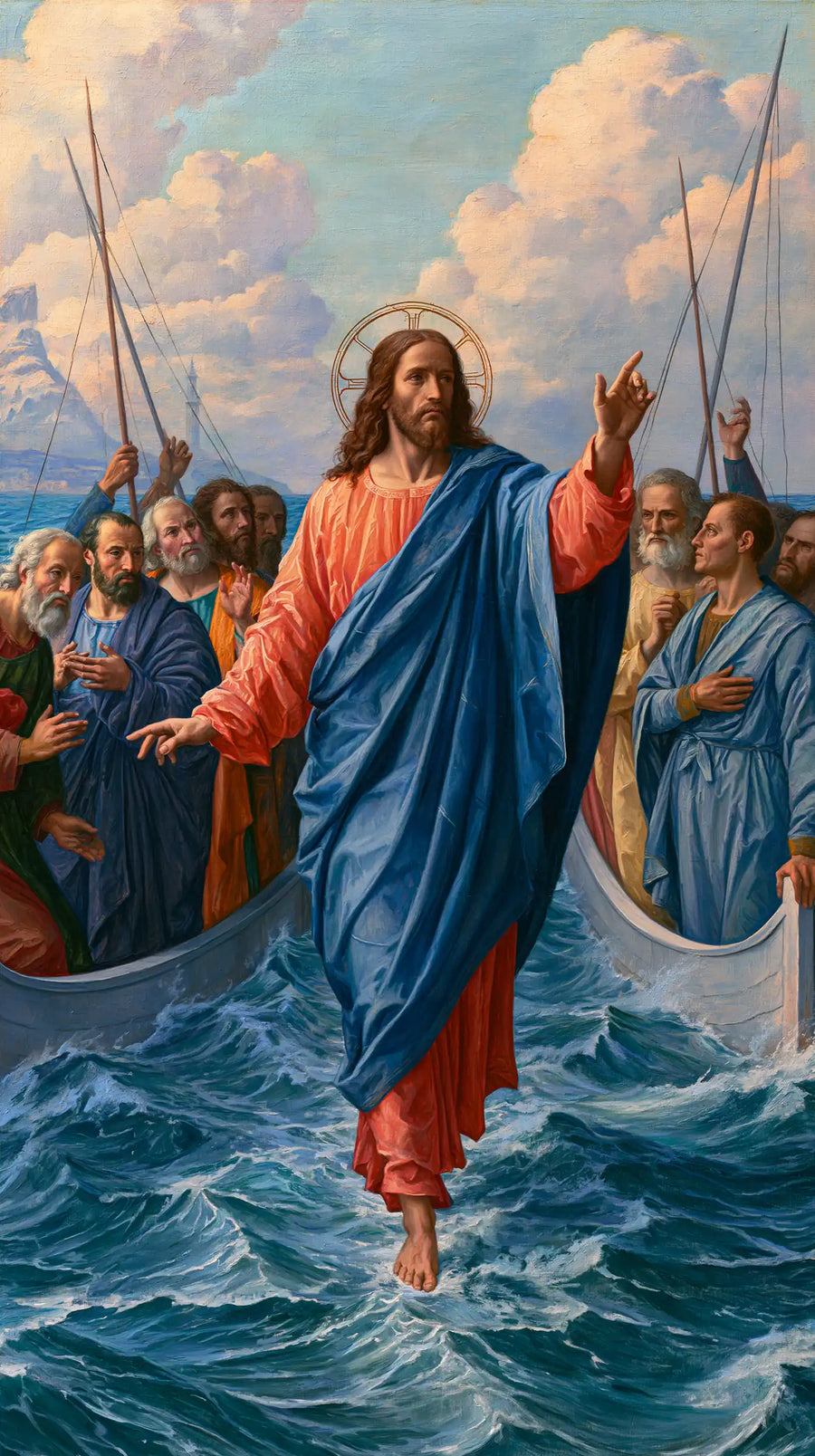 Jesus Walking on Water - Florentine Renaissance · Portrait n° 20