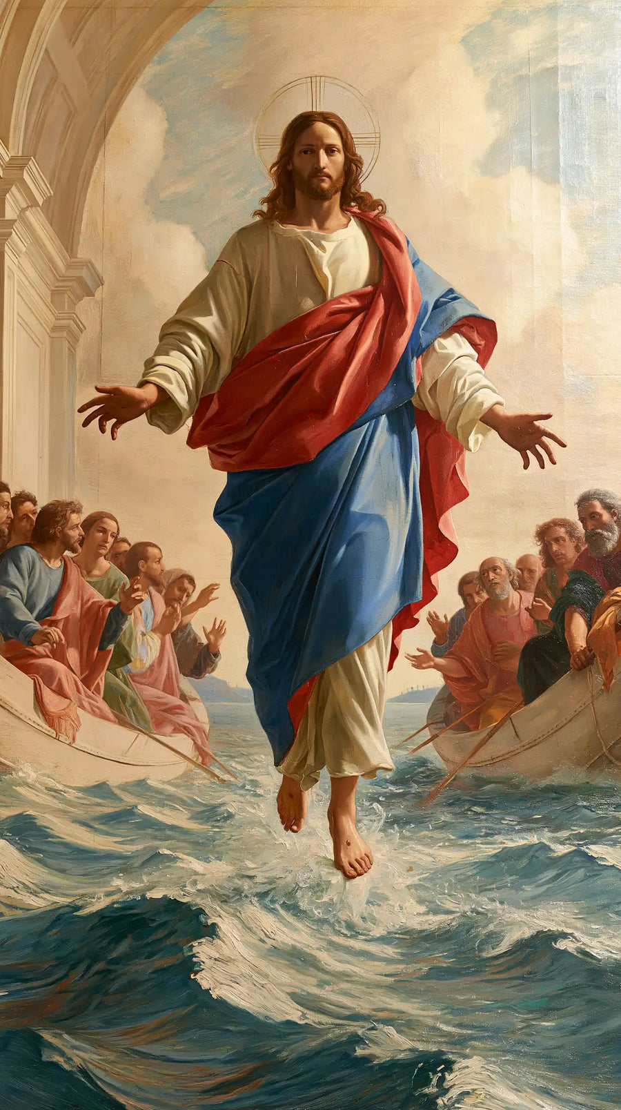 Jesus Walking on Water - Florentine Renaissance · Portrait n° 21
