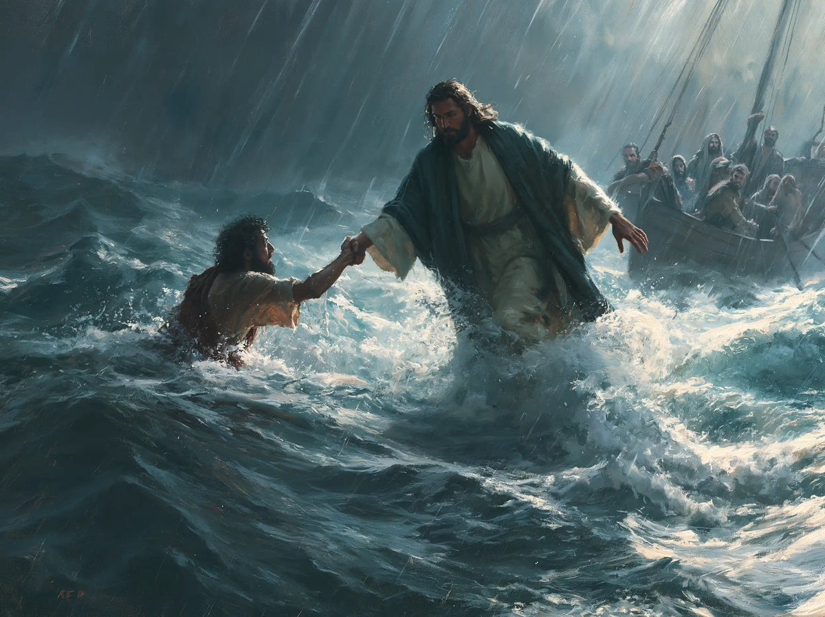 Jesus Walking on Water — The Bond at the Heart of Deep Waters