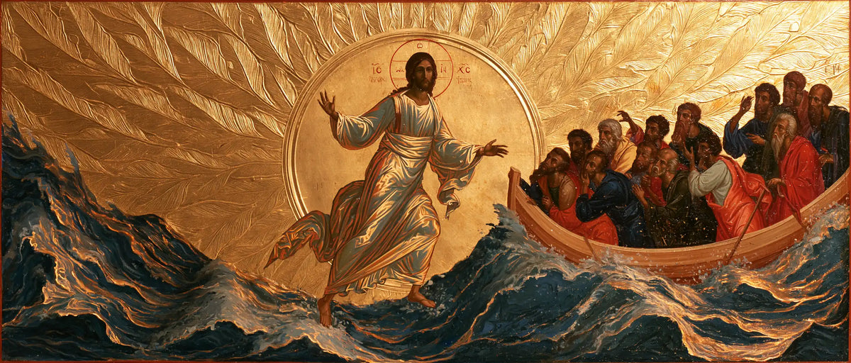 Jesus Walking on Water - Sacred Gold · Landscape n° 24