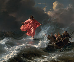 Jesus Walking on Water — The Cloak in the Whirlwind