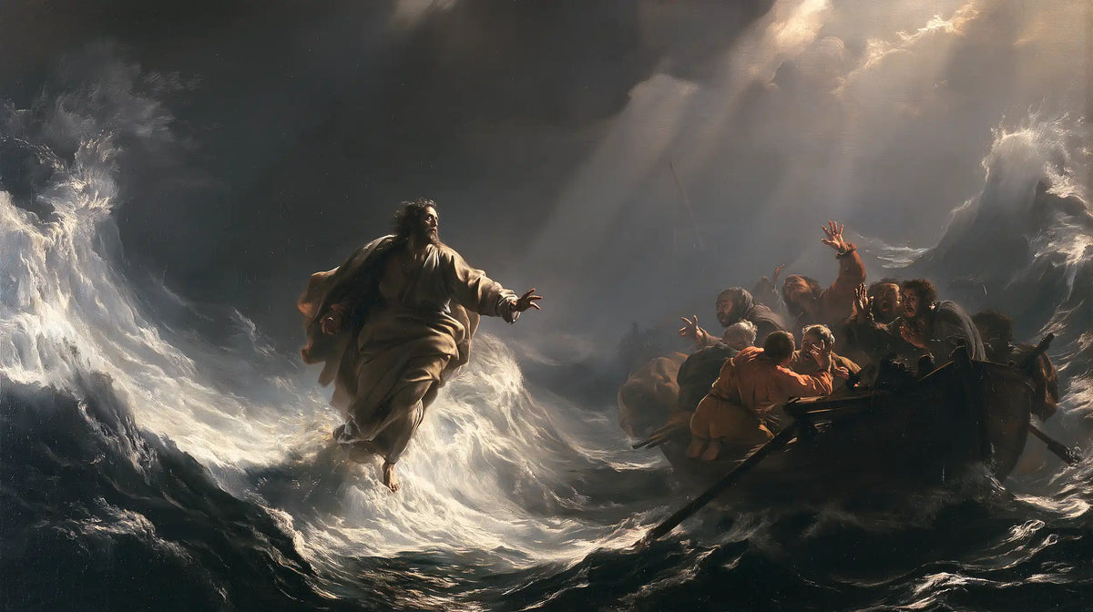 Jesus Walking on Water - Theatrical Baroque · Landscape n° 26