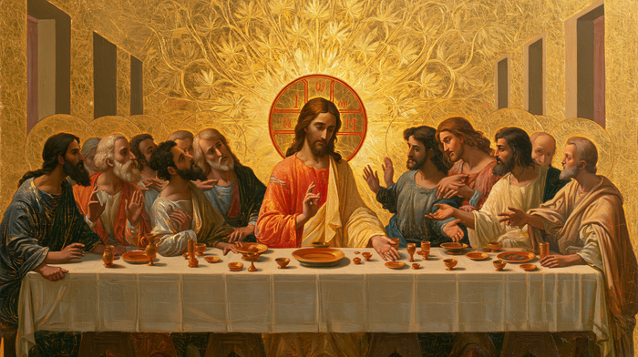 Das letzte Abendmahl - Heilig Golden n° 7