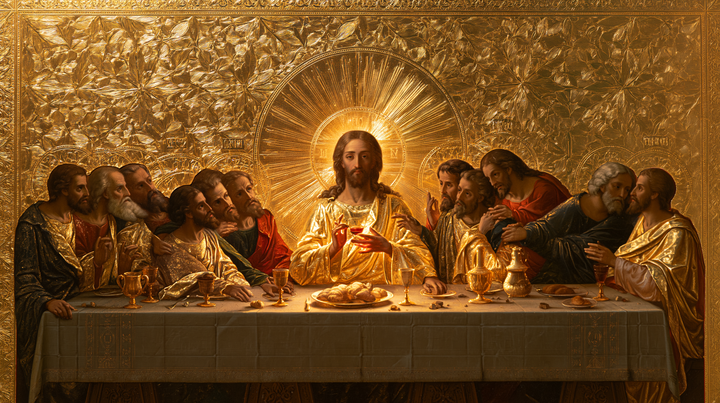 Das letzte Abendmahl - Heilig Golden n° 18