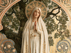 Our Lady of Fatima – Sacred Art Nouveau · Landscape no. 6