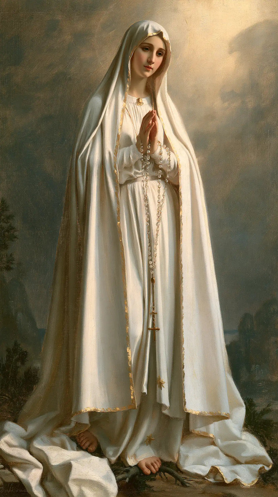 Our Lady of Fatima – Florentine Renaissance · Portrait no. 4