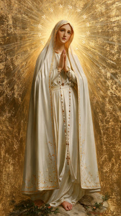 Our Lady of Fatima – Sacred Gold · Portrait no. 5