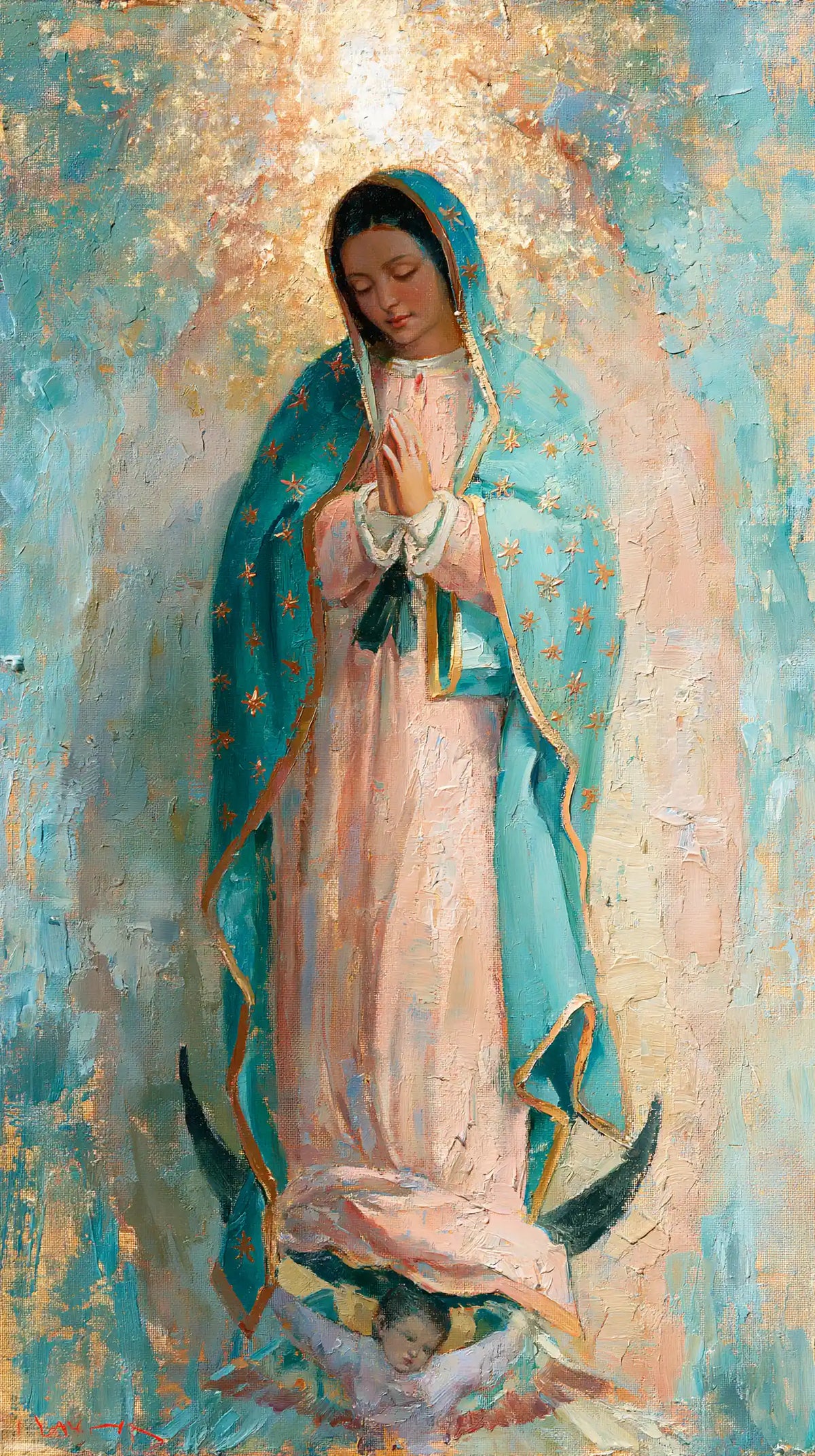 Our Lady of Guadalupe – Impressionist · Portrait no. 5