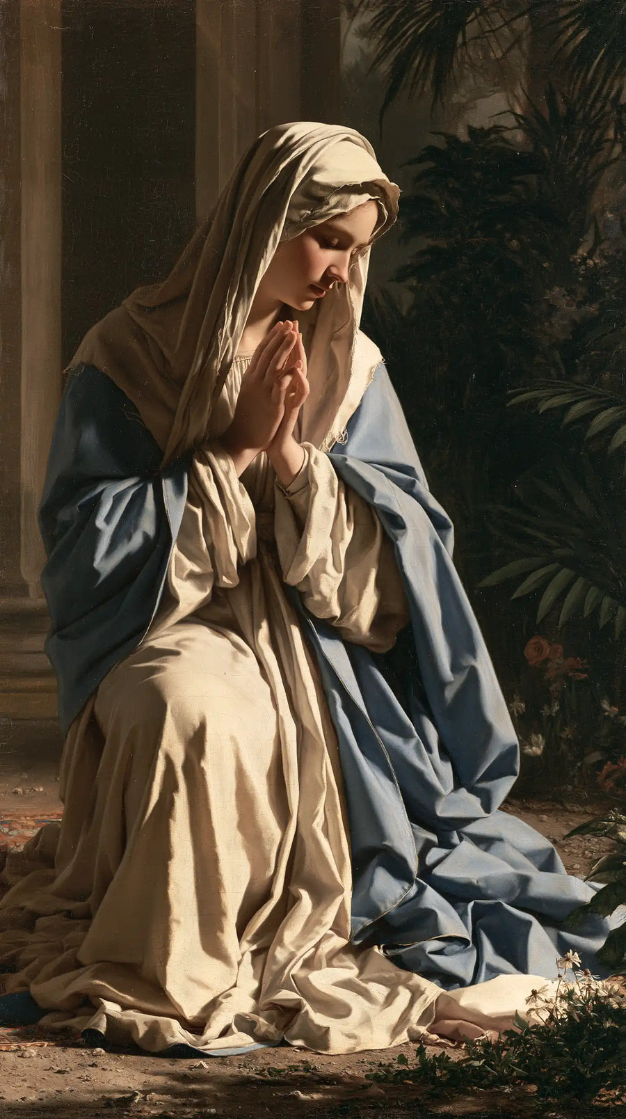 Virgin Mary in Prayer - Florentine Renaissance · Portrait n° 23