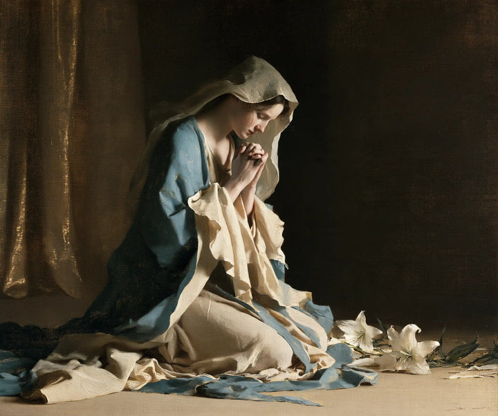 Virgin Mary in Prayer - Symbolist · Landscape n° 2