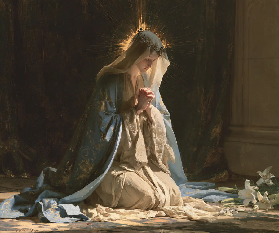 Virgin Mary in Prayer - Symbolist · Landscape n° 3