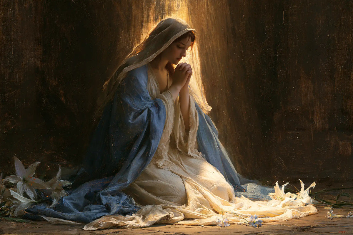 Virgin Mary in Prayer - Symbolist · Landscape n° 5