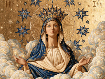 Mary Queen of Heaven - Contemporary Byzantine · Landscape n° 2