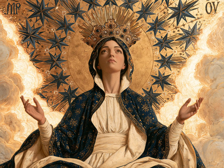 Mary, Queen of Heaven — The Gaze at the Center of the Starry Ring