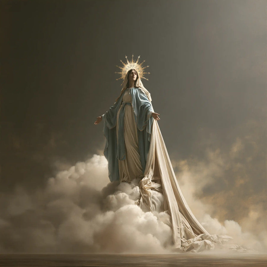 Mary Queen of Heaven - Contemporary Minimalism · Square n° 5