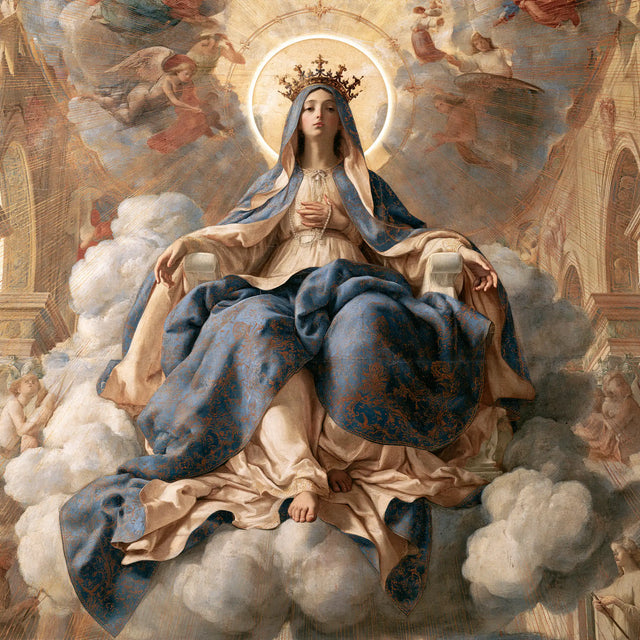 Mary Queen of Heaven - Florentine Renaissance · Square n° 11