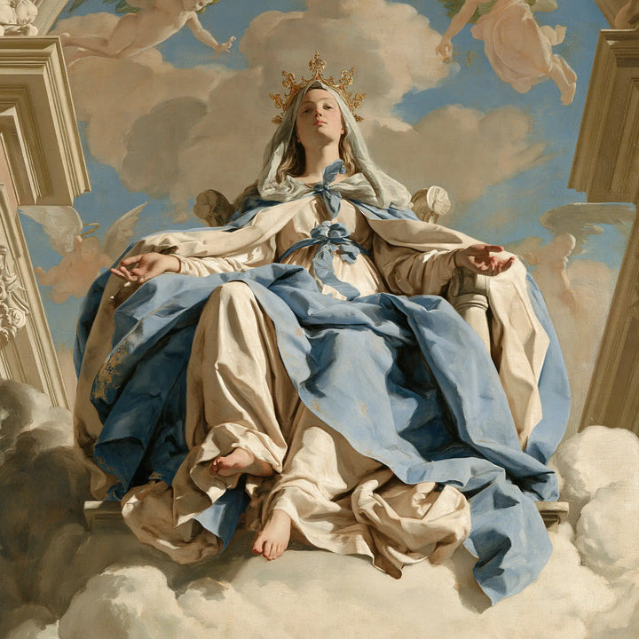 Mary Queen of Heaven - Florentine Renaissance · Square n° 13