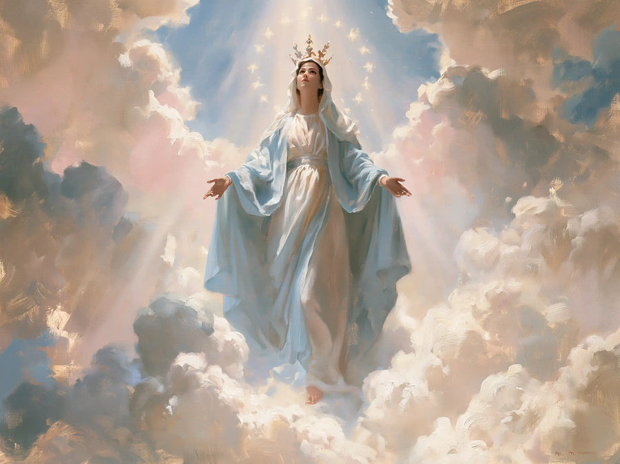 Mary Queen of Heaven - Impressionist · Landscape n° 9